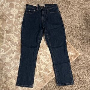 Everlane Women's Straight Leg Jeans - Dark Blue 26.5” inseam